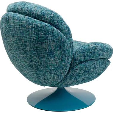 Kare Fotel COSY obrotowy 360° niebieski 82 x 86 x 85cm / 70679
