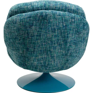 Kare Fotel COSY obrotowy 360° niebieski 82 x 86 x 85cm / 70679
