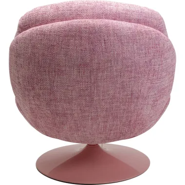 Kare Fotel COSY obrotowy 360° różowy 82 x 86 x 85cm / 70669