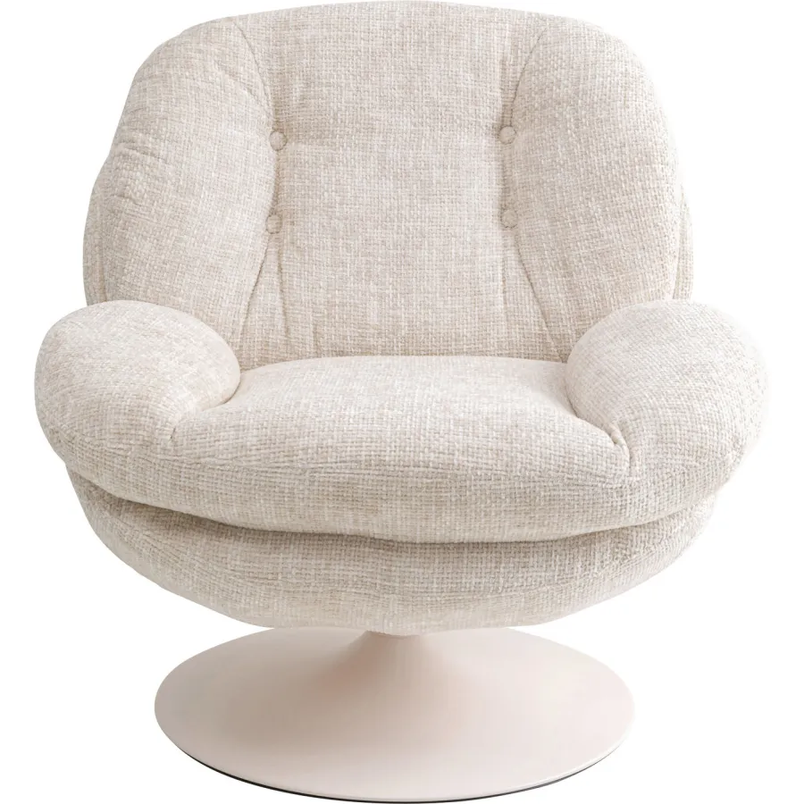 Kare Fotel COSY obrotowy 360° beżowy 82 x 86 x 85cm / 70800