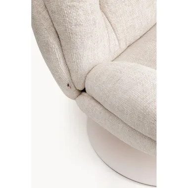 Kare Fotel COSY obrotowy 360° beżowy 82 x 86 x 85cm / 70800