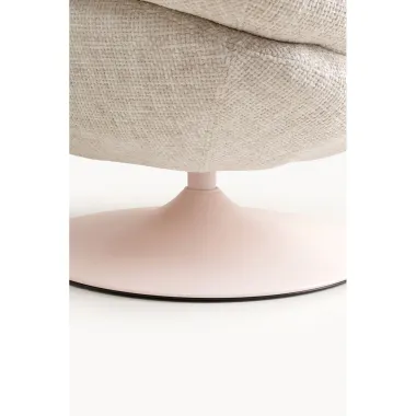 Kare Fotel COSY obrotowy 360° beżowy 82 x 86 x 85cm / 70800