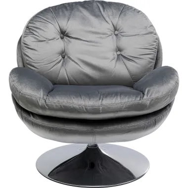 Kare Fotel COSY obrotowy 360° szary 82 x 86 x 85cm / 85527