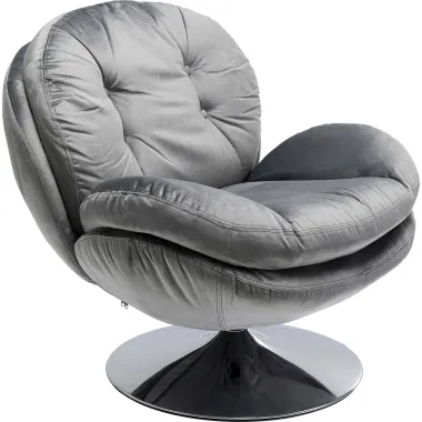 Kare Fotel COSY obrotowy 360° szary 82 x 86 x 85cm / 85527