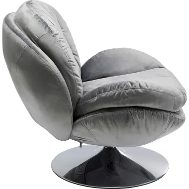 Kare Fotel COSY obrotowy 360° szary 82 x 86 x 85cm / 85527