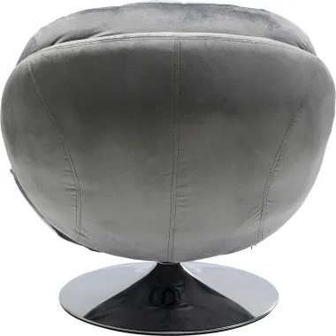 Kare Fotel COSY obrotowy 360° szary 82 x 86 x 85cm / 85527