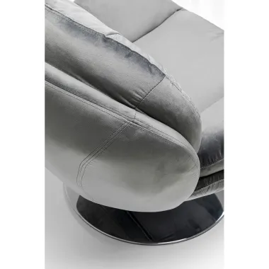 Kare Fotel COSY obrotowy 360° szary 82 x 86 x 85cm / 85527
