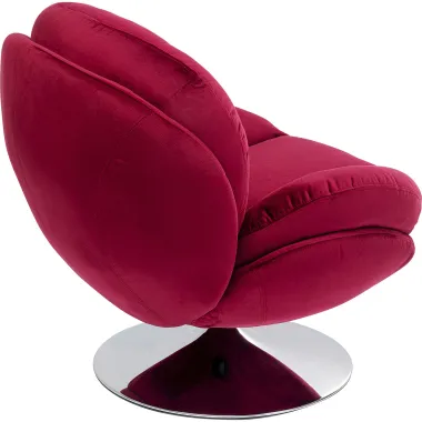Kare Fotel COSY obrotowy 360° jagodowy 82 x 86 x 85cm / 85664