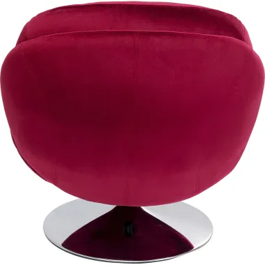 Kare Fotel COSY obrotowy 360° jagodowy 82 x 86 x 85cm / 85664