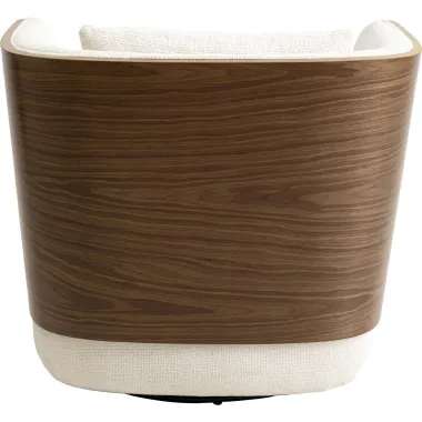 Kare Fotel tapicerowany MARC obrotowy 360° beżowy 76 x 67 x 73cm / 71414
