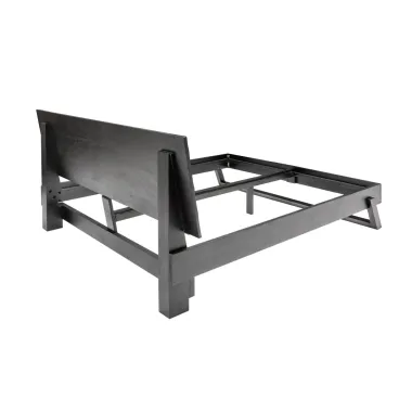 Łóżko Scorpion 180 cm czarne mango  / 40431