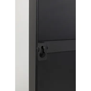 Kare Lustro ścienne STARLET czarne 30 x 130 x 5cm / 70994