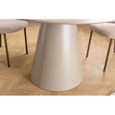 Invicta Stół do jadalni VOGUE szary 120 x 75 x 75cm / 48531