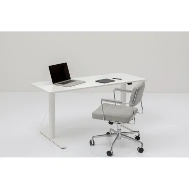 Kare Biurko z regulacją wysokości SMART WHITE WHITE 160 x 70 - 120 x 80cm / 85124