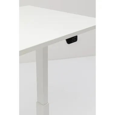Kare Biurko z regulacją wysokości SMART WHITE WHITE 140 x 70 - 120 x 70cm / 85123