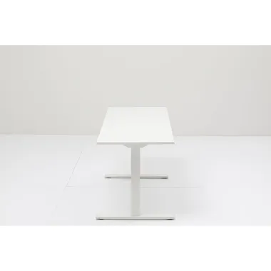 Kare Biurko z regulacją wysokości WHITE WHITE 140 x 70 - 120 x 70cm / 85123