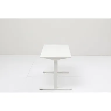 Kare Biurko z regulacją wysokości WHITE WHITE 140 x 70 - 120 x 70cm / 85123