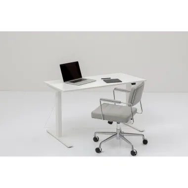 Kare Biurko z regulacją wysokości WHITE WHITE 140 x 70 - 120 x 70cm / 85123