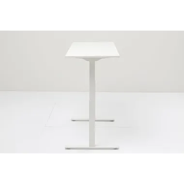 Kare Biurko z regulacją wysokości SMART WHITE WHITE 120 x 70 - 120 x 60cm / 85121