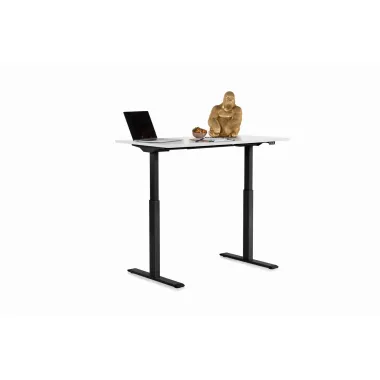 Kare Biurko z regulacją wysokości SMART BLACK WHITE 140 x 70 - 120 x 70cm / 85101