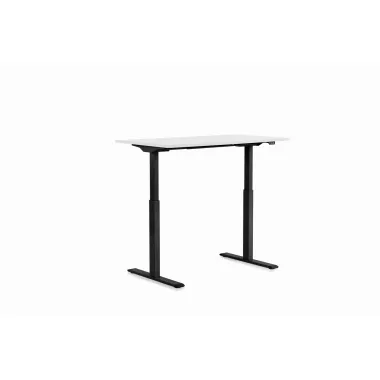 Kare Biurko z regulacją wysokości SMART BLACK WHITE 120 x 70 - 120 x 60cm / 85099