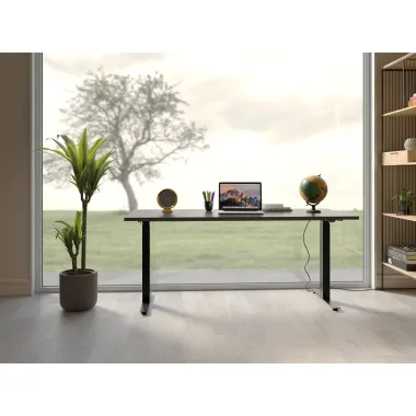 Kare Biurko z regulacją wysokości SMART BLACK BLACK 140 x 70 - 120 x 70cm / 85100