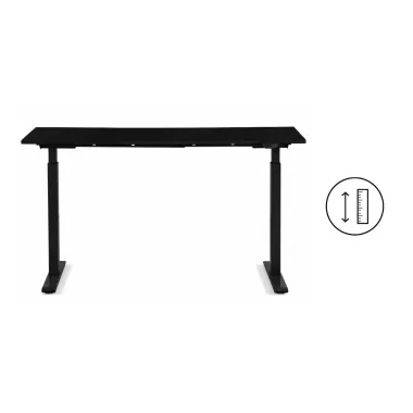 Kare Biurko z regulacją wysokości SMART BLACK BLACK 140 x 70 - 120 x 70cm / 85100
