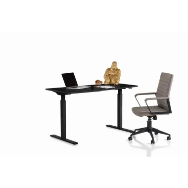 Kare Biurko z regulacją wysokości SMART BLACK BLACK 120 x 70 - 120 x 70cm / 85098