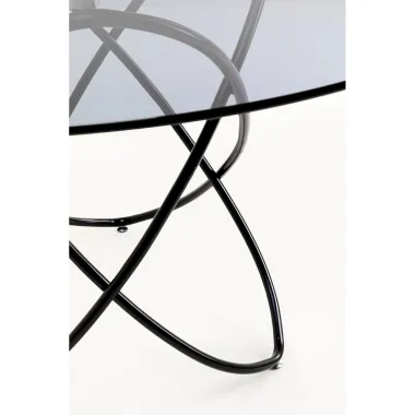 Kare Stół do jadalni MOLEKULAR black Ø 120 x 76cm / 85673