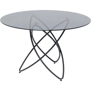 Kare Stół do jadalni MOLEKULAR black Ø 120 x 76cm / 85673