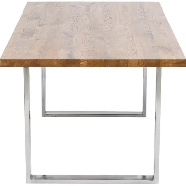 Kare Stół JACKIE oak chrome 160 x 76 x 80cm / 84587
