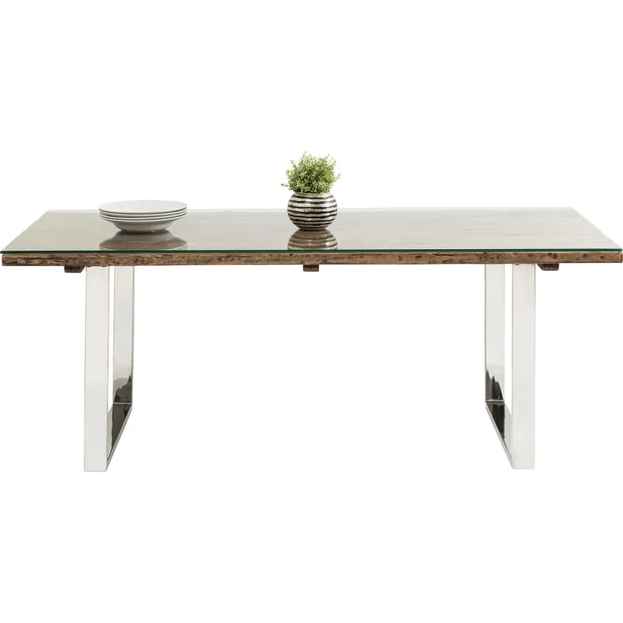 Kare Stół RUSTICO BARRACUDA 200 x 76 x 90cm / 82849