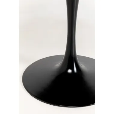 Kare Stół INVITATION ceramic black black Ø 120cm / 70496
