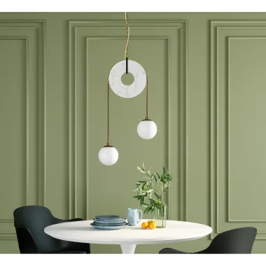 Kare Stół INVITATION white MDF Ø 120cm / 75407