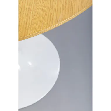 Kare Stół INVITATION set oak white Ø 90cm / 84400