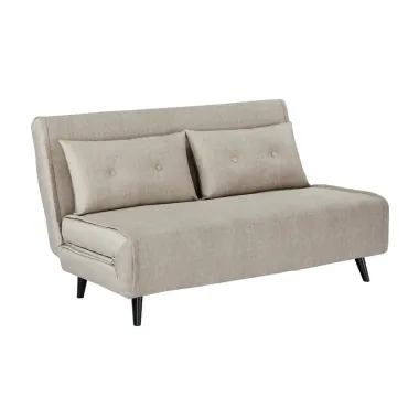 Invicta SMART MULTIFUNCTION Sofa rozkładana szampański welur 140 x 83 x 90cm / 48807