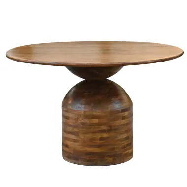 Wohnling Stół do jadalni lite drewno mango Ø 120cm / WL7.435