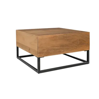 Invicta Stolik kawowy GIANT mango naturalne 60 x 36 x 60cm / 48649