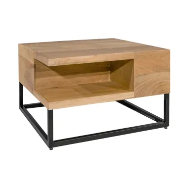 Invicta Stolik kawowy GIANT mango naturalne 60 x 36 x 60cm / 48649