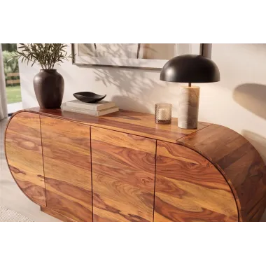 Invicta Komoda ORGANICO oval sheesham 177 x 76 x 38cm / 49226