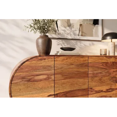 Invicta Komoda ORGANICO oval sheesham 177 x 76 x 38cm / 49226