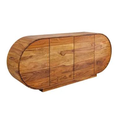 Invicta Komoda ORGANICO oval sheesham 177 x 76 x 38cm / 49226