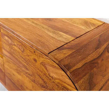 Invicta Szafka TV ORGANICO oval sheesham 160 x 50 x 38cm / 49229