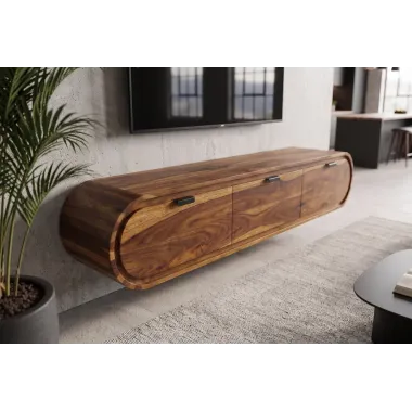 Invicta Szafka TV ORGANICO oval sheesham 160 x 30 x 35cm / 47755