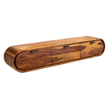 Invicta Szafka TV ORGANICO oval sheesham 160 x 30 x 35cm / 47755