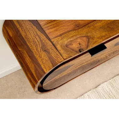 Invicta Szafka TV ORGANICO oval sheesham 160 x 30 x 35cm / 47755