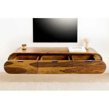 Invicta Szafka TV ORGANICO oval sheesham 160 x 30 x 35cm / 47755