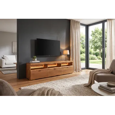 Invicta Szafka TV GRAND MANGO LED drewno mango 180 x 54 x 42cm / 49214