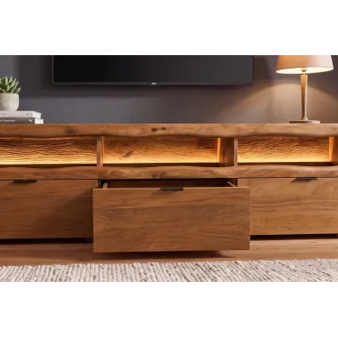 Invicta Szafka TV GRAND MANGO LED drewno mango 180 x 54 x 42cm / 49214