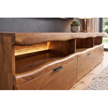 Invicta Szafka TV GRAND MANGO LED drewno mango 180 x 54 x 42cm / 49214